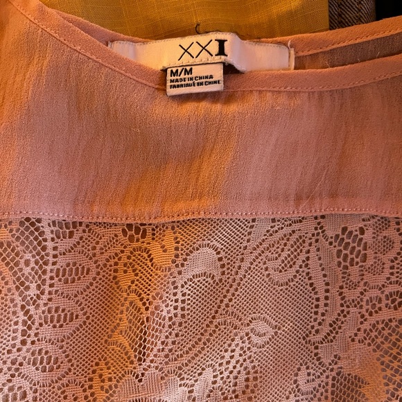 Forever 21 sheer lace top - Picture 3 of 3